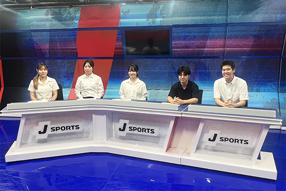 経済学部熊井ゼミが映像制作会社とスポーツ専門放送局を訪問しました