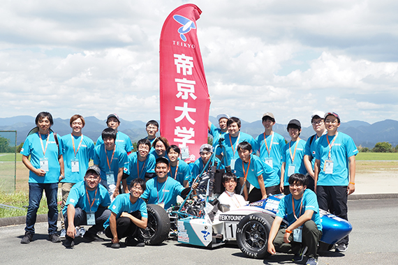 工学系クラブ「帝京フォーミュラプロジェクト」が学生フォーミュラ日本大会2023で総合18位の成績を収めました