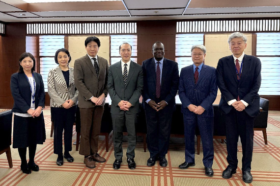 The Vice-President of Copperbelt University visited our university.