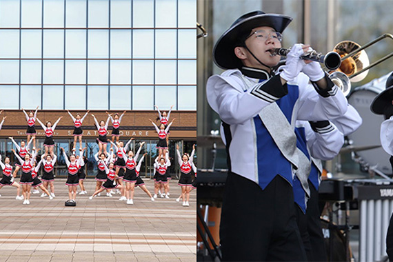 チアリーディング部・吹奏楽部 演技・演奏