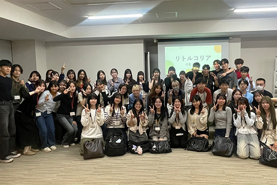 学生主催による学内国際交流イベント「リトルコリア」をOUCHI COMMONSで実施しました