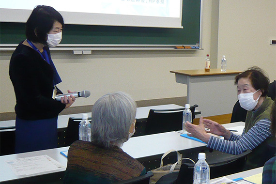 帝京けんこうひろば健康講座「災害から自分の命を守りましょう！」が行われました