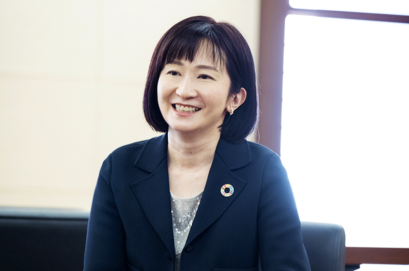 Photograph of OKINAGA Hiroko, Head of Center