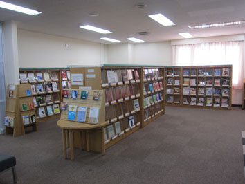 1st floor open stack bookshelf