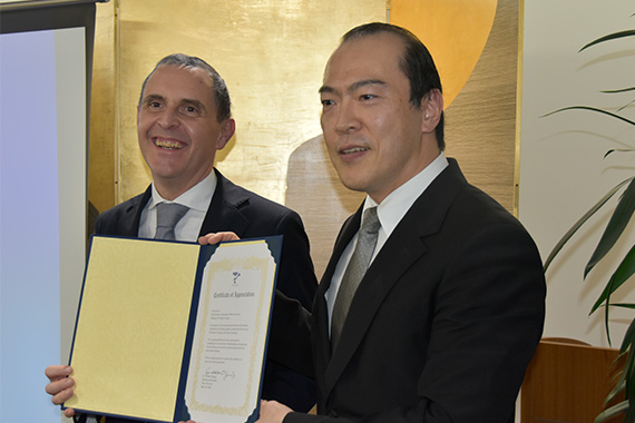 コインブラ大学とのMOU締結をお祝いする式典が開催されました