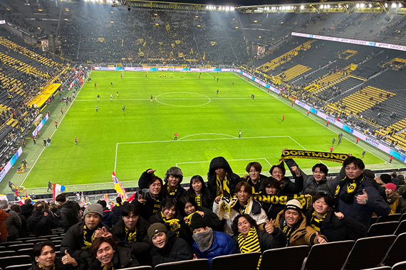 本学学生がボルシア・ドルトムント（BVB）の海外スポーツマネジメント研修に参加しました