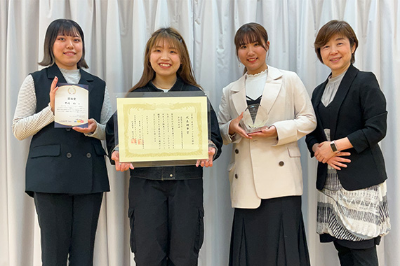 医療技術学部スポーツ医療学科の学生がフィットネスレガシー2023で（公社）日本フィットネス協会代表理事賞を受賞しました