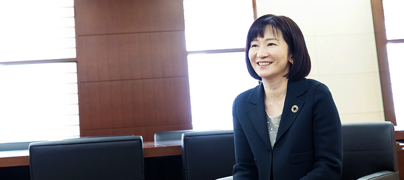 Photograph of OKINAGA Hiroko, Head of Center