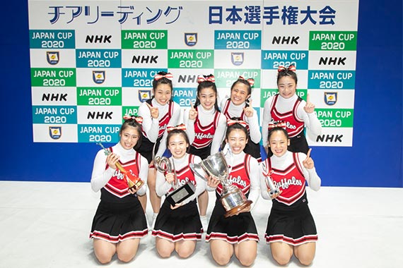 チアリーディング部がjapan Cupで初優勝を果たしました 帝京大学