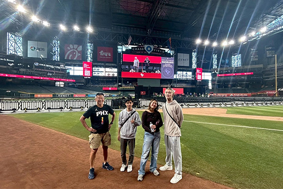 経営学科の学生らがアメリカで本格的なスポーツマネジメントを学ぶ海外研修に参加しました