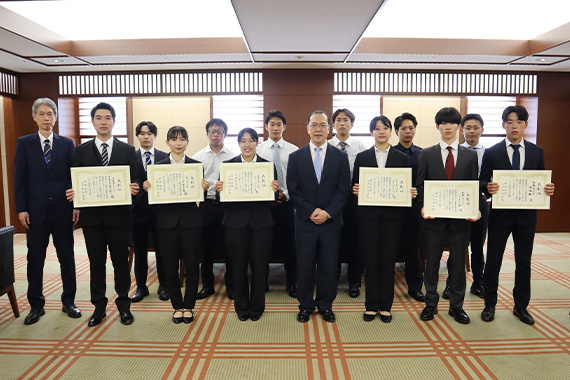 第4回帝京大学運動部アカデミックアウォード授与式を行いました