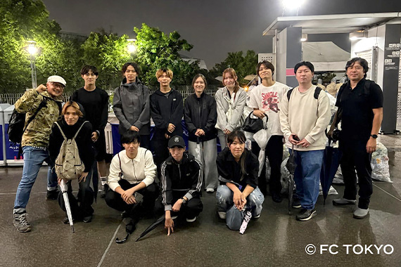 本学学生がFC東京ホームゲームでフィールドワークを実施しました