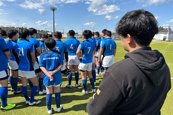 スポーツ医療学科の学生が第23回東日本U15中学生ラグビーフットボール選抜大会神奈川県中学校選抜チームにトレーナーとして帯同しました