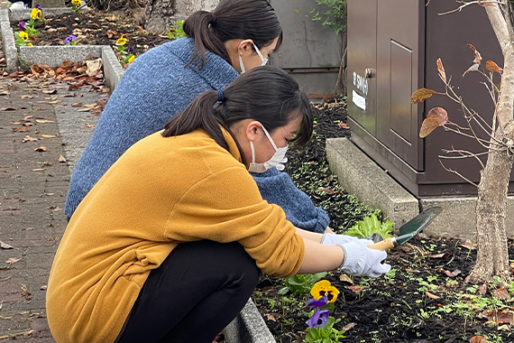 第11回おおむた花街道プロジェクトに参加しました