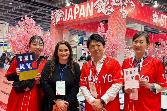 Teikyo University exhibited at APAIE2026 Hong Kong