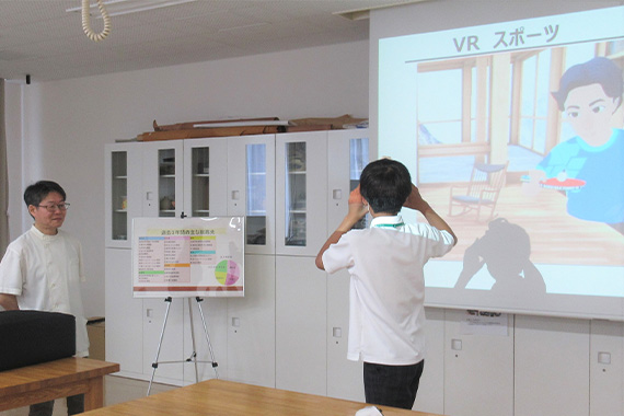 福岡キャンパスにて大牟田市立甘木中学校の職場体験学習を受け入れました