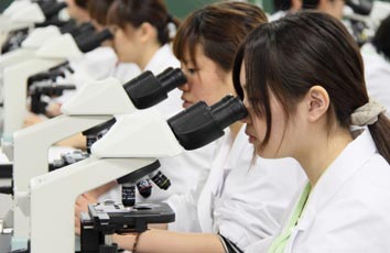 Microscopes are an eye for clinical laboratory technician
