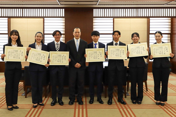 第3回帝京大学運動部アカデミックアウォード授与式を行いました