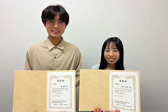 福岡医療技術学部の学生が第39回日本核医学技術学会九州地方会学術大会にて学生奨励賞を受賞しました