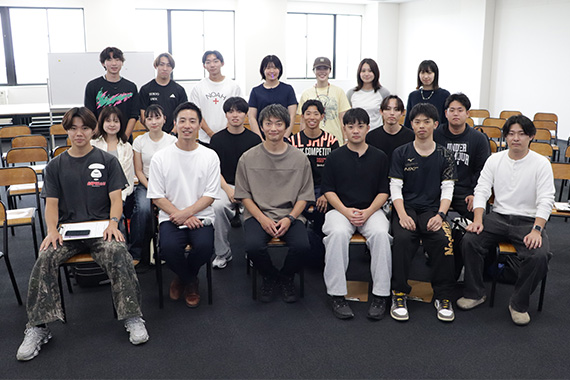 東京2020オリンピック元日本代表 亀山耕平氏による特別講義を行いました