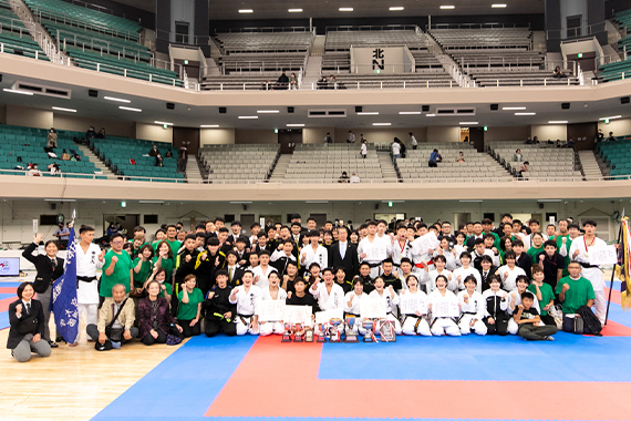 The Karatedo Club won three crowns at the Kanto University Karatedo Championships