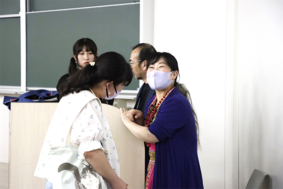 JICA Japan Overseas Cooperation Volunteers gave a special class in International Cooperation I