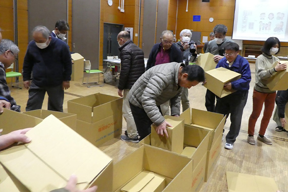 経済学部 坪井教授が「災害時における避難所運営のための空間設計と設営に関するワークショップ」を行いました