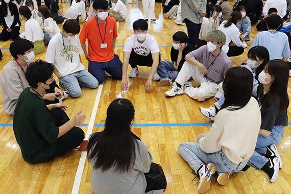 新入生を対象とした合宿を実施しています